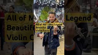 Beautiful Violin Street performance All Of Me at Oxford StreetLondon shorts travel london [upl. by Lucian]