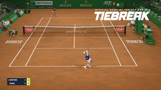 TIEBREAK  Rafael Nadal Vs Grigor Dimitrov I Monte Carlo Masters I Expert Difficulty PS5 [upl. by Symons]