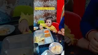 Dhairya outing with family 👪 familyvlog dhairya cute funnybaby vlogs reels viralvideo [upl. by Aihsenal]