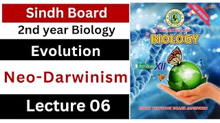 neo darwinism  evolution  class 12 biology Sindh board new book [upl. by Uile]