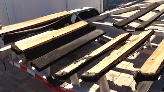 Boat Trailer Bunk Carpet Replacement  Quick amp Easy [upl. by Ilrebmyk]