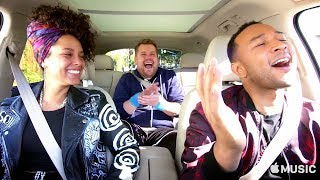 Carpool Karaoke The Series — Alicia Keys and John Legend — Apple TV app [upl. by Elay723]