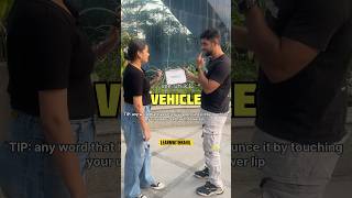 Correct Pronunciation ✅ learnwithrahil pronunciation vehicle youtubeshorts ielts spokenenglish [upl. by Adelaide]