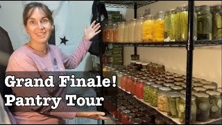 Canning Every Day For a Whole Month  Pantry Tour  everybitcountschallenge [upl. by Hannahs]