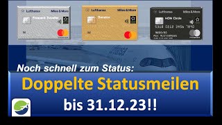 Mit doppelten Statusmeilen 🤩noch schnell zum Lufthansa Status Bis zu 18000 Statusmeilen pro Flug [upl. by Edvard846]