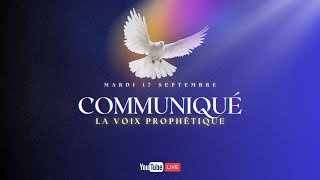 COMMUNIQUÉ OFFICIEL DE LA VOIX PROPHÉTIQUE [upl. by Haldane]