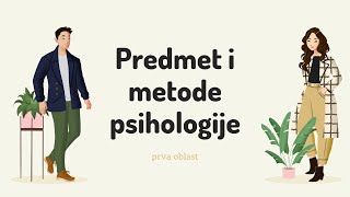 PREDMET I METODE PSIHOLOGIJE │ priprema za prijemni ispit [upl. by Naivart555]