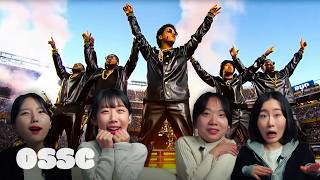 KOREANS REACT TO SUPER BOWL HALFTIME SHOW  𝙊𝙎𝙎𝘾 [upl. by Robaina]