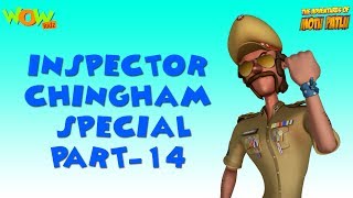 Inspector Chingam Special  Part 14  Motu Patlu Compilation As seen on Nickelodeon [upl. by Nerol678]