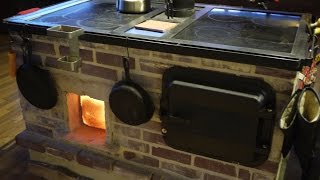 Walker Wood Fired Masonry Cookstove and Oven Introduction and Overview [upl. by Areta74]