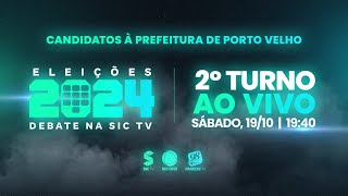 DEBATE DA SIC TVRECORD 2024  PREFEITURA DE PORTO VELHO  2º TURNO [upl. by Eidson]