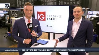 IG TradingTalk quotÖl positiv Gold unter 1600 USD Dow  abrupte Korrekturquot [upl. by Torrance287]