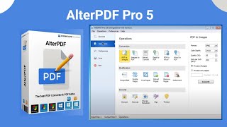 AlterPDF pro 5 Review Convert modify protect Software Informer [upl. by Aneeg]