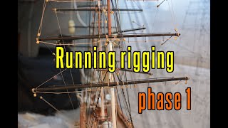 Cutty Sark  part 47 Running Rigging phase 1 [upl. by Isbella39]