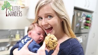 BEST LACTATION COOKIE RECIPE  Little Wanders Corbin amp Kelsey [upl. by Quiteris666]