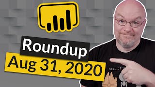 Power BI in Excel updates and more Roundup  Aug 31 2020 [upl. by Conte]