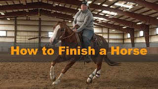 Finishing a Versatile Ranch Horse  With McCallum Quarter Horses [upl. by Odlanir]