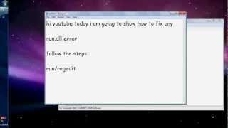 How to Fix Any Rundll error windows xp [upl. by Aikemet]