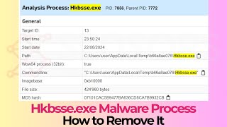 Hkbsseexe Virus Process – How to Remove It Working [upl. by Aihseyt124]