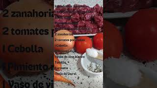 Estofado de carne con papas recetasfaciles cocinafacil [upl. by Uv]