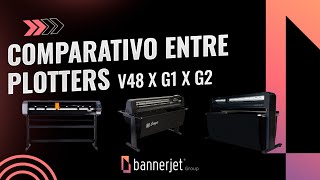 Comparativo entre plotters Bannercut V48 G1 e G2 [upl. by Quenna]