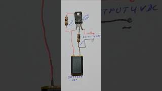 ProjectDiagram of 7804 MOSFETcircuit diagram electronic youtubeshorts [upl. by Uzzial]