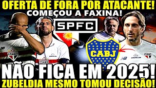 URGENTE BOCA AGIU RÁPIDO PRÓPRIO ZUBELDIA TOMOU DECISÃO OFERTA POR ATACANTE FAXINA FORTE NO SP [upl. by Ofilia]