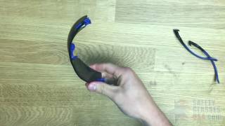 How To Install The 3M Solus Safety Glasses Goggle Strap [upl. by Magnusson938]