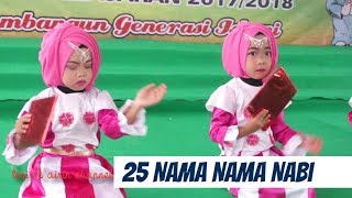 Lagu Anak Islami  25 Nama Nama Nabi dan Rosul  Lagu Anak Indonesia  Gerak dan Lagu Anak TK [upl. by Januisz758]