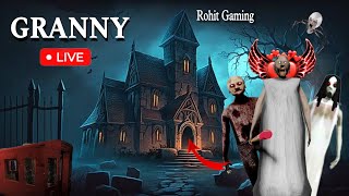 AGGRESSIVE GRANNY ESCAPE LIVE 😱😡 granny shorts shortlive grannylivegameplay [upl. by Nattie]