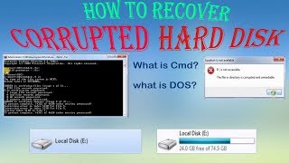 how to recover corrupted hard disk in tamil  தமிழ்  Tamil TT  Charan [upl. by Reckford187]