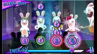 RABBIDS INVASION RABBIDS RHYTHM Game best score [upl. by Oremor58]