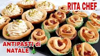 ANTIPASTI DI NATALE🎄RITA CHEF  Delicati e gustosi [upl. by Atalaya]