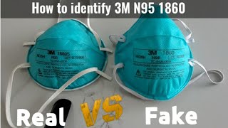 How to identify Real 3M N95 1860 MASK [upl. by Towill]