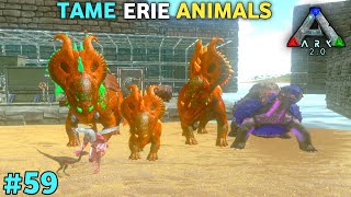 TAME ERIE PACHYRHINOSAURUS CARBONEMYS amp COMPY  ARK MOBILE BRUTAL GAMEPLAY 59 [upl. by Natsrik]