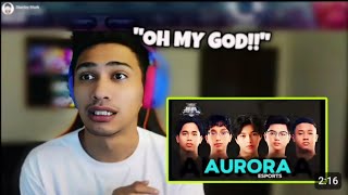 DOGIE REVEALED AURORA ESPORTS LINE UP IN MPL PH SEASON 14 😱 [upl. by Dougie]