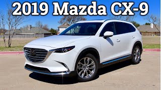 2019 Mazda CX9 Signature  Is THIS the Best 3Row [upl. by Yessej]