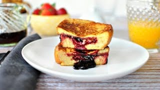 Peanut Butter and Jelly Stuffed French Toast [upl. by Catharine344]