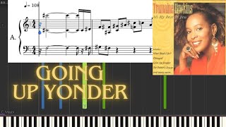 Going Up Yonder by Tramaine Hawkins Piano Tutorial  Sheet Music Free Download [upl. by Tsepmet177]