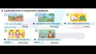 Look and write a comparative sentence [upl. by Angeline707]