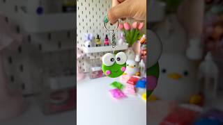 DIY Clay Keychain artshorts diy shortviral artandcrafts diycraft clayart [upl. by Atiuqrahs]