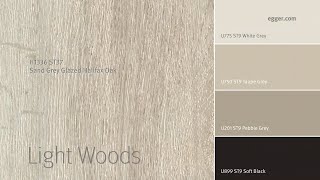 EGGER Decor Combinations  Light Woods [upl. by Ahsahs215]