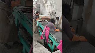 23 Ton BGrey Granite Block Cutting In My Factory [upl. by Shama]