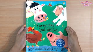 📚 Kids Book Read Aloud  FARMYARD HULLABALOO BY Giles Andrea [upl. by Geminian]