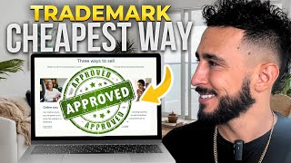 How To Trademark a Name and Logo  CHEAPEST WAY [upl. by Nimzay]