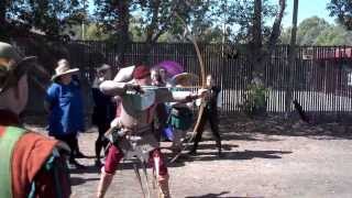 English Longbow Demonstration  Clout Shoot 2 [upl. by Acceber]