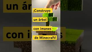 Cómo Construir un Árbol con Isla con Imanes de Minecraft Tutorial con Bloques Magnéticos Minecraft [upl. by Ennazus]