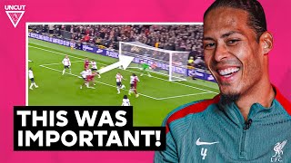 I COULD GET A COUPLE OF GOALS AS A STRIKER 😅 Virgil van Dijk  Uncut [upl. by Ynoep]