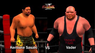 All Star Pro Wrestling III  Kensuke Sasaki vs Vader [upl. by Carma548]