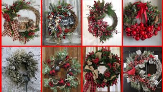 Most Trending Christmas Wreath decorating ideas easypaperart [upl. by Joanne]